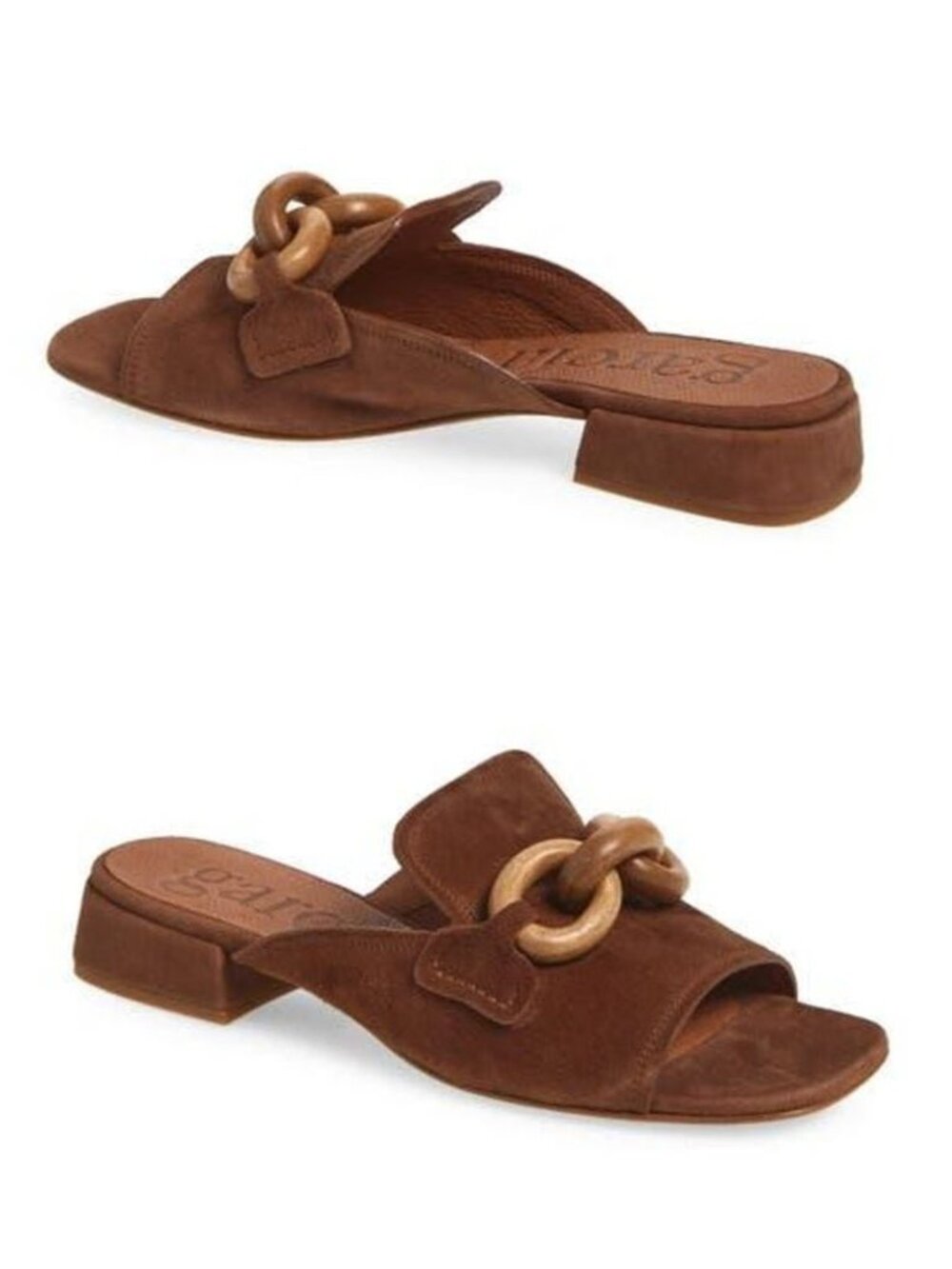 Pedro Garcia Enna Suede Slide Sandals SzEU38.5/US8.5